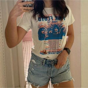 Xs Pink Floyd Ripped tshirt Free People